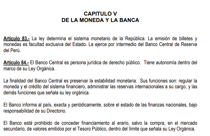 Constitución Política del Perú